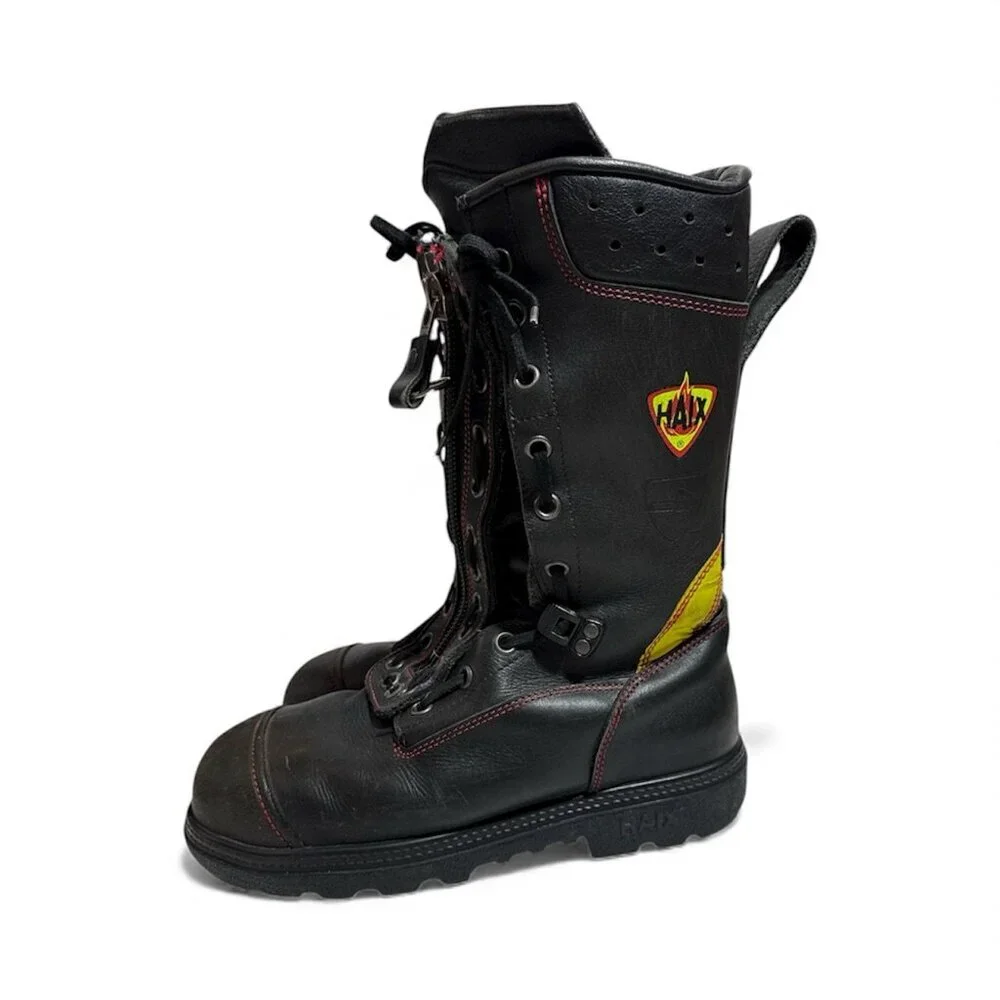 Haix Fire Flash Firefighter Safety Tow Boots Crosstech Black 8.5 EU 41 Workwear